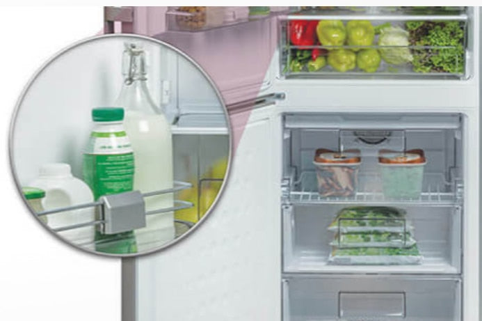 Combina frigorifica Arctic AK54305M30MT, 291 l, Clasa F, Garden Fresh, Mix Zone, H 181.3 cm, Argintiu