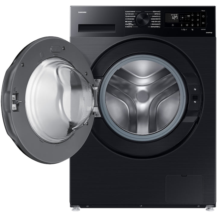Masina de spalat rufe Samsung WW90CGC04DABLE, 9 kg, 1400 RPM, Clasa A, Motor Digital Inverter, Eco Bubble, WiFi SmartThings, AI Energy, Negru